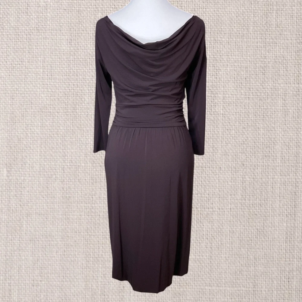 Max Mara Frisia Draped Jersey Dress Womens EU 40 / US 6 - Picture 3 of 7